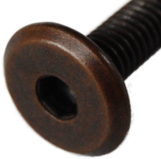 antique bronze flathead connector bolt