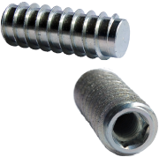 Hex Drive & Slotted Drive Threaded Inserts; Product Type: Knife; Thread  Size: 3/8-24; Material: Stainless Steel; Hole Diameter: 0.594 in; Insert