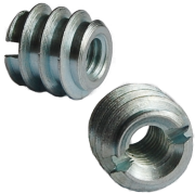 Threaded insert (self-tapping) with cutting slot - M8 - (1 piece) - made of  stainless steel A1 (VA) - NIRO - SC9058 | SC-Normteile®